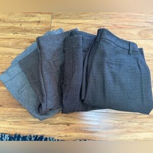 Slack straight leg pants Size 6-8 petite